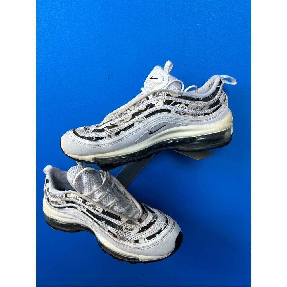 Nike Air Max 97 Floral White BV0129-100 Women's Running Shoes Sneakers Size 8